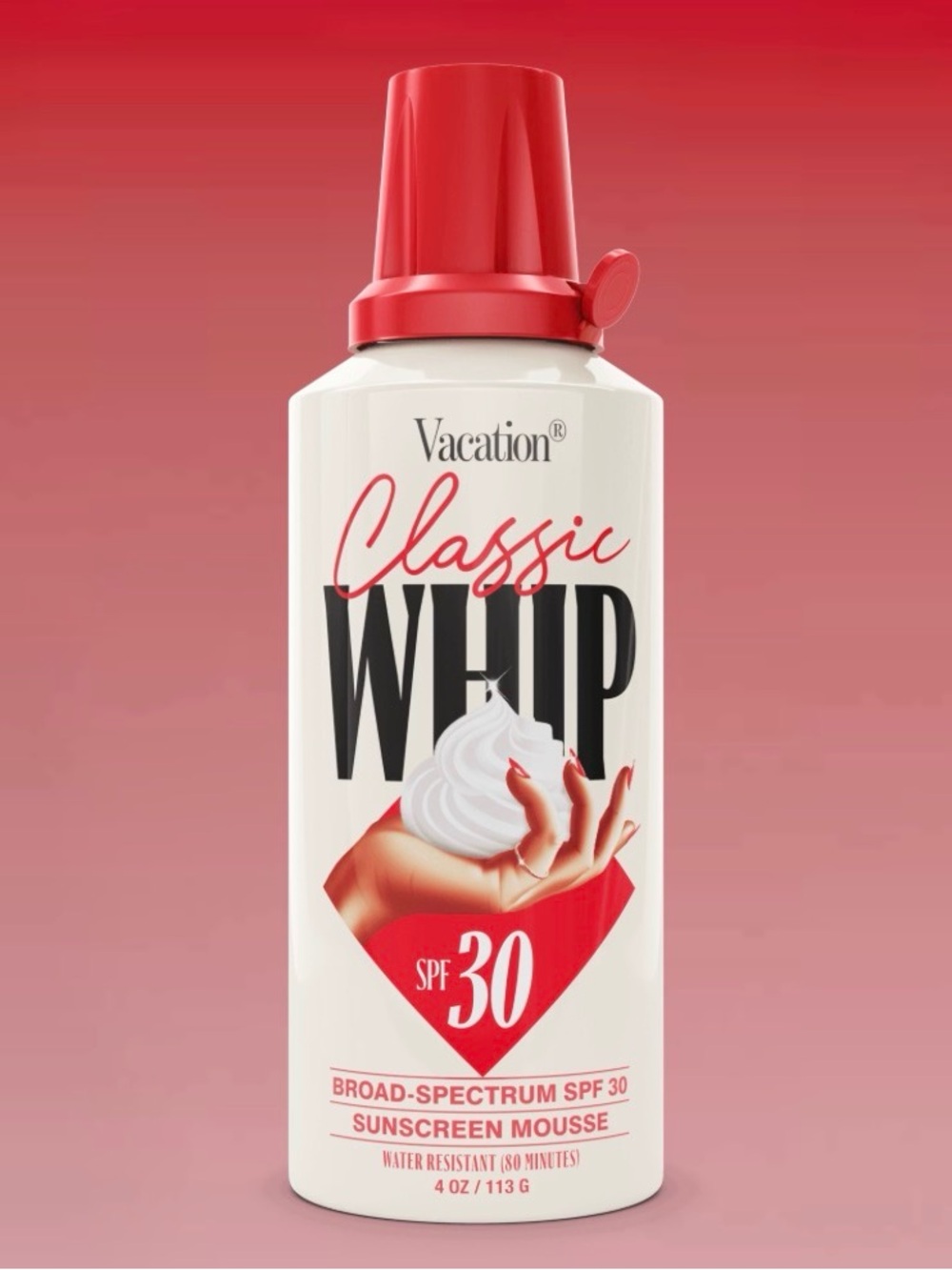 Vacation Classic Whip SPF 30 Sunscreen Mousse